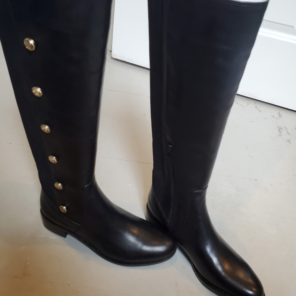 Vince Camuto Black Leather Boots